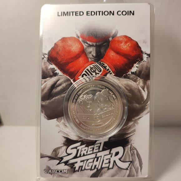 Street Fighter 30th Anniversary Limited Edition Coin Official Capcom Collectible - Picture 2 of 4